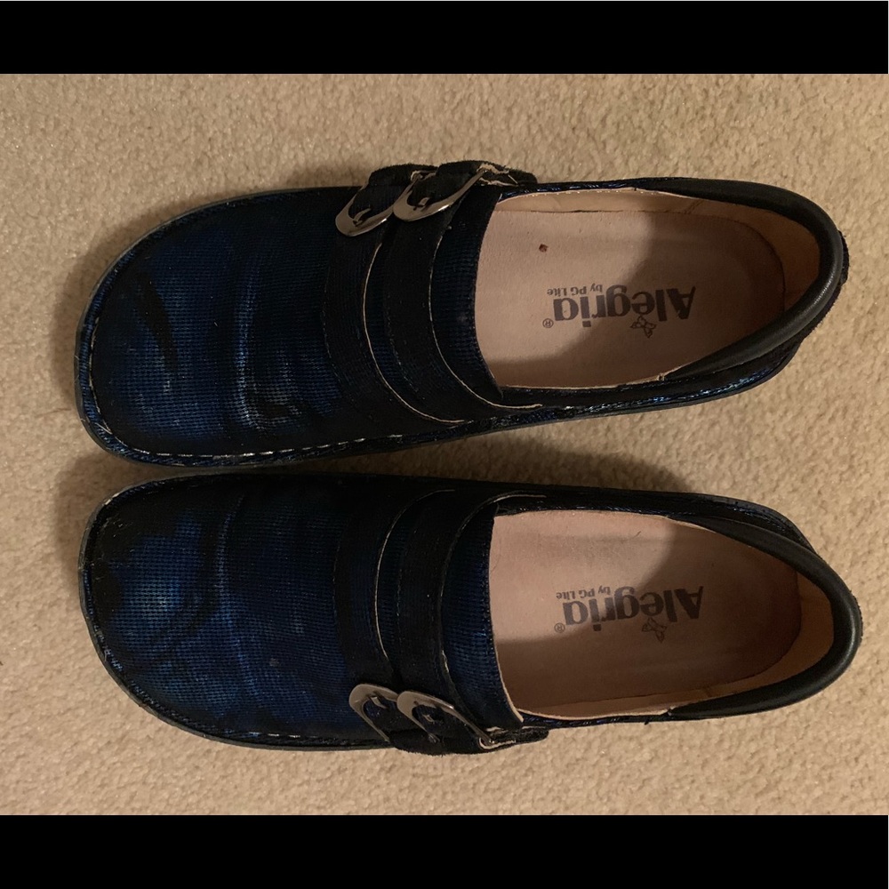 Gently worn Alegria work shoes.